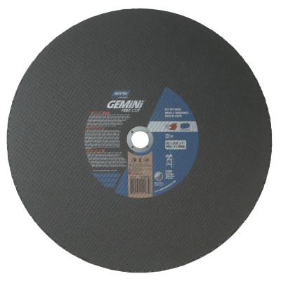 Saint-Gobain Type 01 Gemini Stationary Reinforced Cut-Off Wheels, 16 in Dia, 5/32 in Thick, 66253410183