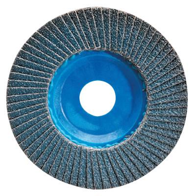 Saint-Gobain Norton BlueFire R884P Flap Disc, 4 1/2" Dia, 80 Grit, 5/8" -11 Arbor, 13,300 rpm, 66623399139