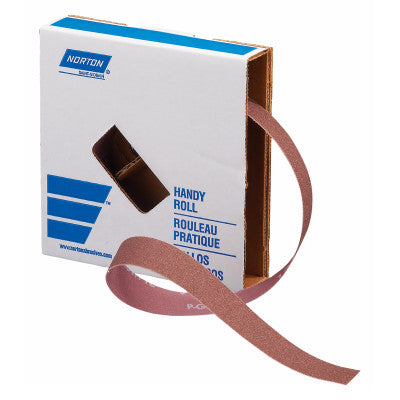 Saint-Gobain Coated Handy Rolls, 1 in x 50 yd, 80 Grit, 66261126276