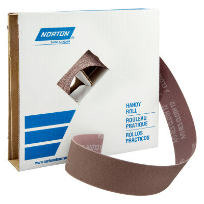 Saint-Gobain Coated Handy Rolls, 1 1/2 in x 50 yd, 120 Grit, 66261126286