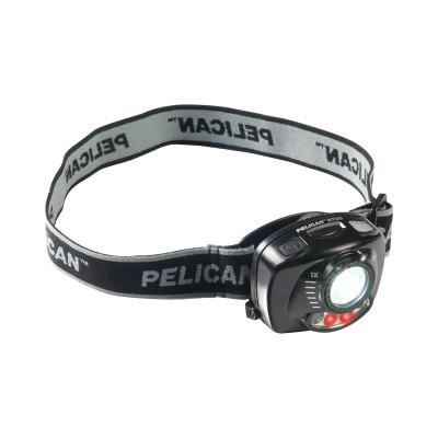 Pelicanƒ?› Headlamps, 3 Batteries, AAA, 12 lm (Low), 200 lm (High), Black, 027200-0101-110