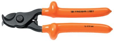 Stanley® Products Insulated Ratchet Cable Cutters, 2 in Cap., 13 3/16 in Long, Center Cut, FA-414.52AVSE