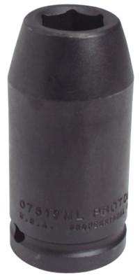 Stanley® Products Torqueplus Metric Deep Impact Sockets 3/4 in, 3/4 in Drive, 38 mm, 6 Points, 07538ML