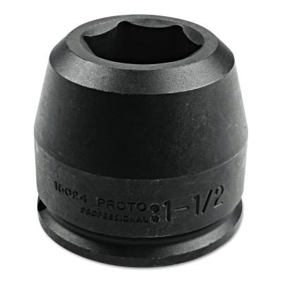 Stanley® Products Impact Sockets 1-1/2" Drive, 4 3/4 in, 6 Points, 15076