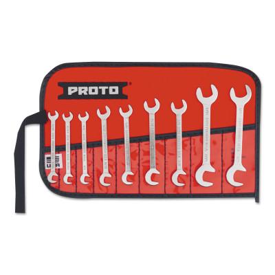 Stanley® Products Short Angle Open End Wrench Sets, 7/32 in - 1/2 in, Satin, 3300A