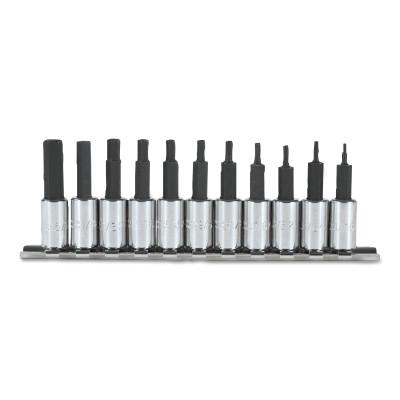 Stanley® Products 11 Piece Hex Bit Socket Sets, 1/4 in, 4770-11