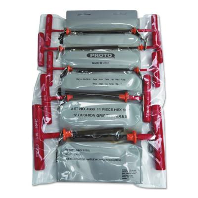 Stanley® Products Tether-Ready Metric T-Handle Hex Key Sets, Inch, 3 in - 6 in, 4968-TT