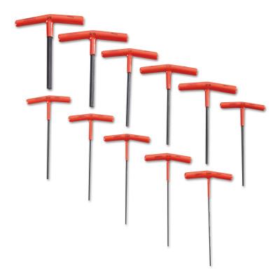 Stanley® Products 11-Piece T-Handle Hex Key Sets, 11 per set, Hex Tip, Inch, 4968