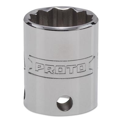 Stanley® Products Tether-Ready Drive Deep Sockets, 3/8 in Drive, 18 mm, 1 3/16 in L, 12 Points, 5218M-TT