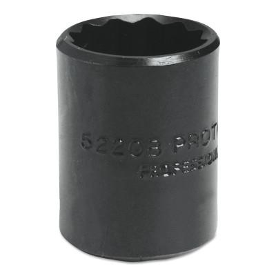 Stanley® Products Torqueplus Protoblack Sockets, 3/8 in Drive, 9/16 in, 12 Points, 5218B
