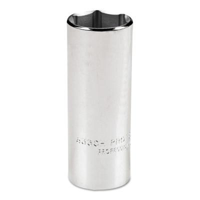 Stanley® Products Torqueplus Deep Sockets, 1/2 in Drive, 15/16 in Opening, 6 Points, 5330H