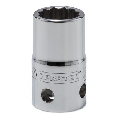 Stanley® Products Tether-Ready Drive Deep Sockets, 1/2 in Drive, 9/16 in, 1 1/2 in L, 12 Points, 5418-TT