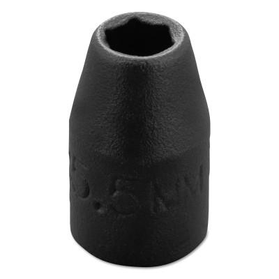 Stanley® Products Torqueplus Metric Impact Sockets 1/4 in, 1/4 in Drive, 5 mm, 6 Points, 6905M