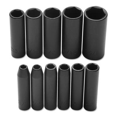 Stanley® Products Torqueplus Power Magnetic Sockets, 3/8 in Drive, 9/16 in, 6 Points, 7218PF