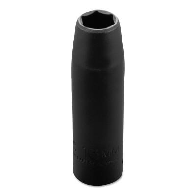 Stanley® Products TorquePlus Thin Wall Deep Impact Sockets, 1/2 in Drive, 13 mm, 6 Point, 7313MHT