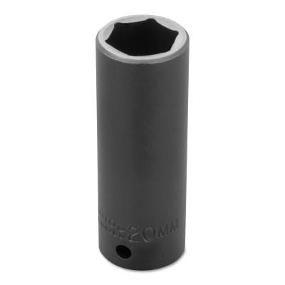 Stanley® Products TorquePlus Thin Wall Deep Impact Sockets, 1/2 in Drive, 20 mm, 6 Point, 7320MHT