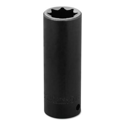Stanley® Products Torqueplus Deep Impact Sockets 1/2 in, 1/2 in Drive, 5/8 in, 8 Points, 7320S