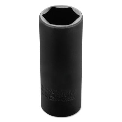Stanley® Products TorquePlus Thin Wall Deep Impact Sockets, 1/2 in Drive, 23 mm, 6 Point, 7323MHT