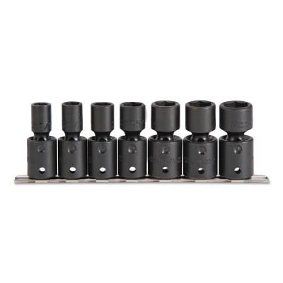 Stanley® Products Torqueplus 7 Piece Universal Impact Socket Sets, 1/2 in, 6 Point, 74142
