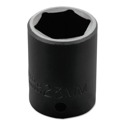 Stanley® Products Torqueplus Metric Impact Sockets 1/2 in, 1/2 in Drive, 23 mm, 6 Points, 7423M