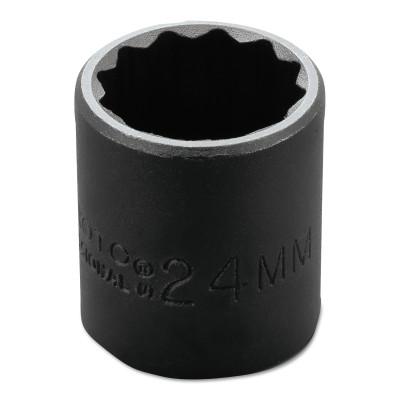 Stanley® Products Torqueplus Metric Impact Sockets 1/2 in, 1/2 in Drive, 24 mm, 12 Points, 7424MT