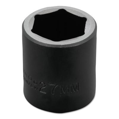 Stanley® Products Torqueplus Metric Impact Sockets 1/2 in, 1/2 in Drive, 27 mm, 6 Points, 7427M