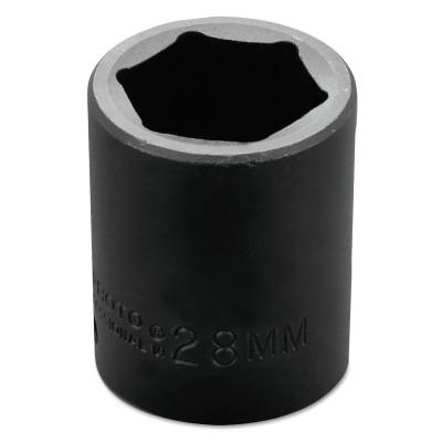 Stanley® Products Torqueplus Metric Impact Sockets 1/2 in, 1/2 in Drive, 28 mm, 6 Points, 7428M
