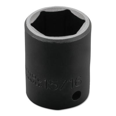 Stanley® Products Torqueplus Impact Sockets, 1/2 in Drive, 15/16 in Opening, 6 Points, 7430H
