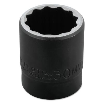 Stanley® Products Torqueplus Metric Impact Sockets 1/2 in, 1/2 in Drive, 30 mm, 12 Points, 7430MT