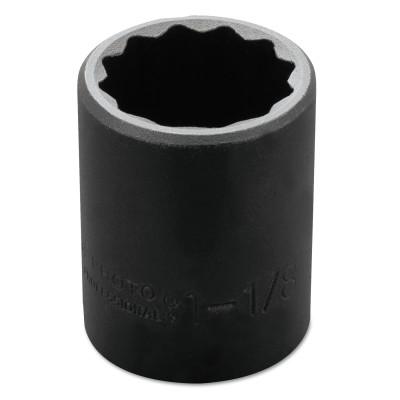 Stanley® Products Torqueplus Impact Sockets, 1/2 in Drive, 1 1/8 in Opening, 12 Points, 7436
