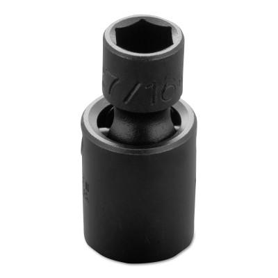 Stanley® Products Drive Universal Impact Sockets, 7/16 in Drive, 3/4 in, 2 19/32 in L, 6 Points, 74274P