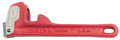 Stanley?? Products Aluminum Pipe Wrenches, 90 Deg Head Angle, Forged Steel Jaw, 12 in, 812A