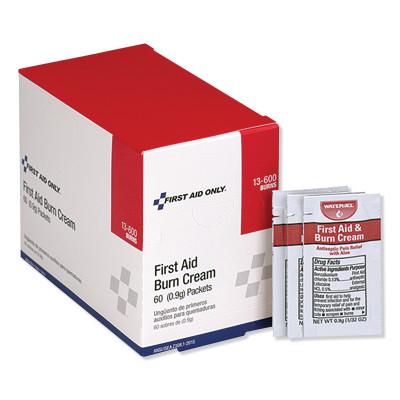First Aid Only® First Aid/Burn Cream Packets, 0.9 g, 13-600