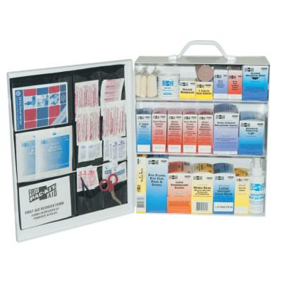 First Aid Only® 3-Shelf Industrial First Aid Station, Steel, Wall Mount, 6155