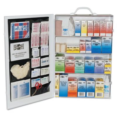 First Aid Only® 4-Shelf Industrial First Aid Stations, Steel, Wall Mount, 6175