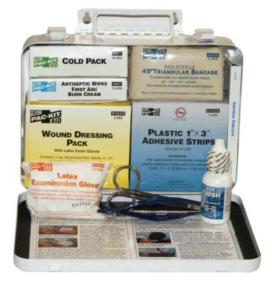 First Aid Only® 25 Person Vehicle First Aid Kits, Weatherproof Steel, Wall Mount, 6420