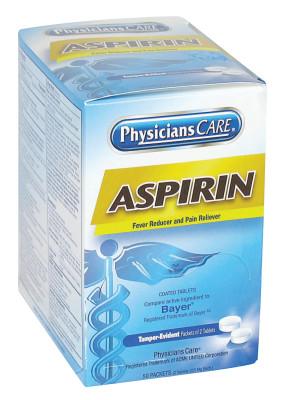 First Aid Only® PhysiciansCare Aspirin, 325 mg, 100 per box, 90014