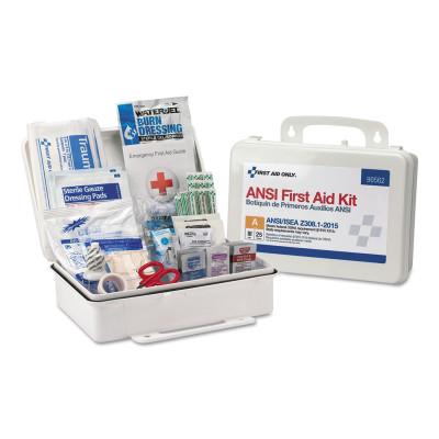 First Aid Only® 90562 25 Person First Aid Kit, 89 Pieces, 9.5 in x 6.5 in x 3 in, 90562