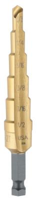Stanley® Products Titanium Fractional Self-Starting, 3/16 in-1/2 in, 6 Steps, 15102ZR