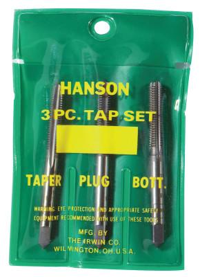 Stanley® Products Plastic Pouched Sets, Tapers, Bottoming and Plugs, 3/4 in - 10 NC, 2658