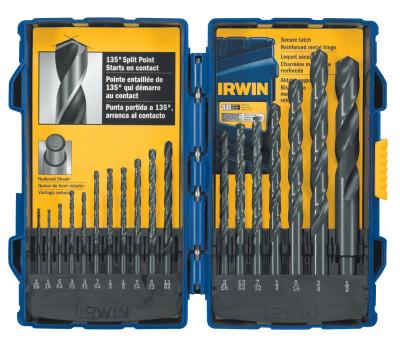 Stanley® Products 18-pc Black Oxide Sets, 1/16 in - 1/2 in Cut Dia., 314018
