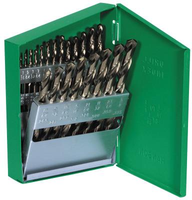 Stanley® Products Cobalt High Speed Steel Drill Bit Sets, 1/16 in - 1/2 in Cut Dia., 63137