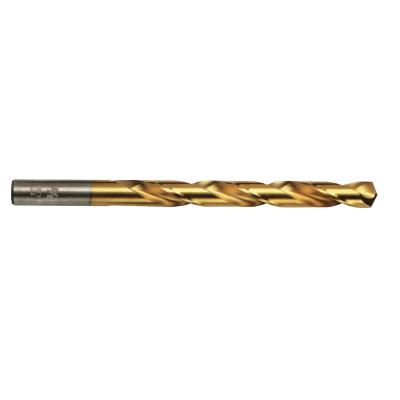 Stanley® Products Titanium Nitride Steel Fractl Straight Shank Jobber Length Drill Bit,11/64",Card, 63911