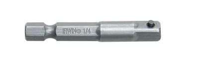 Stanley?? Products 1/4 in Square Drive Socket Adapters, 1/4 in Hex, 2 in long, IWAF26214