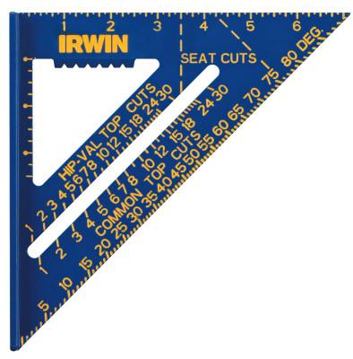 Stanley® Products Hi-Contrast Aluminum Rafter Squares, 7",  Protractor/Saw guide/Tri/Miter Square, 1794463