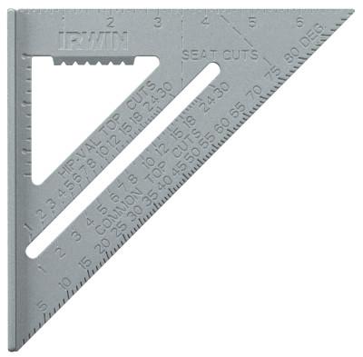 Stanley® Products Aluminum Rafter Squares, 12 in, 2 Scales, Aluminum, 1794465