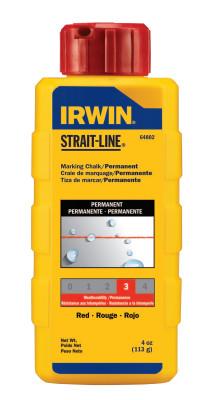 Stanley® Products Permanent Staining Marking Chalks, 4 oz, Permanent Red, 64802