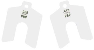 Precision Brand Decimal Slotted Shim Refill Packages, 0.0001", Stainless 300, 0.002" x 4" x 4", 42410