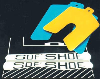 Precision Brand Sof Shoe Shims, 0.05, Elastomer, 0.02" x 4" x 4", 49115
