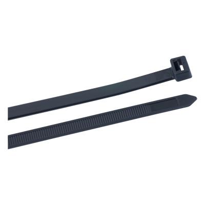 Gardner Bender Heavy-Duty Cable Ties, 175 lb Tensile Strength, 36 in, Ultraviolet Black DoubleLock, 50/Bag, 46-436UVB